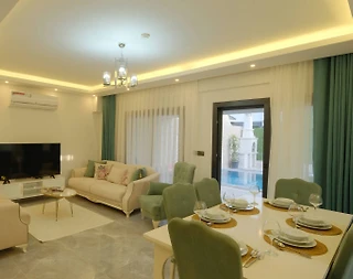 Fethiye Akarca'da Merkezi Konumda, Özel Havuzlu, Modern Villa - 5