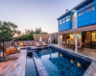 Fethiye Karaağaç'ta Özel Havuzlu, Doğayla İç İçe, Tatil Villası - 5