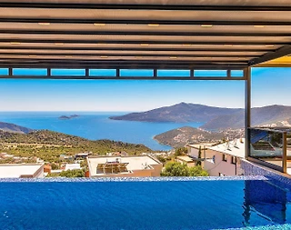 Kaş Bezirgan'da Muhteşem Deniz Manzaralı, Özel Havuzlu, 1+1 Villa - 4