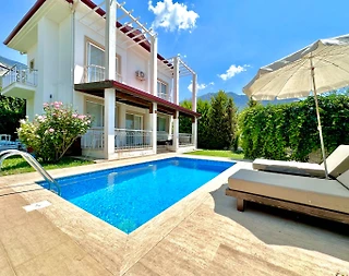 Fethiye Ölüdeniz'de Sakin Konumda, Özel Havuzlu, 4 Kişilik Villa - 1