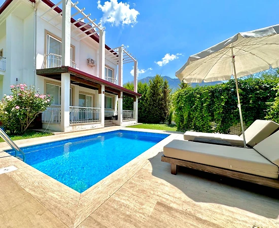 Fethiye Ölüdeniz'de Sakin Konumda, Özel Havuzlu, 4 Kişilik Villa - 1