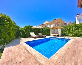 Fethiye Ölüdeniz'de Sakin Konumda, Özel Havuzlu, 4 Kişilik Villa - 2