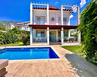 Fethiye Ölüdeniz'de Sakin Konumda, Özel Havuzlu, 4 Kişilik Villa - 4