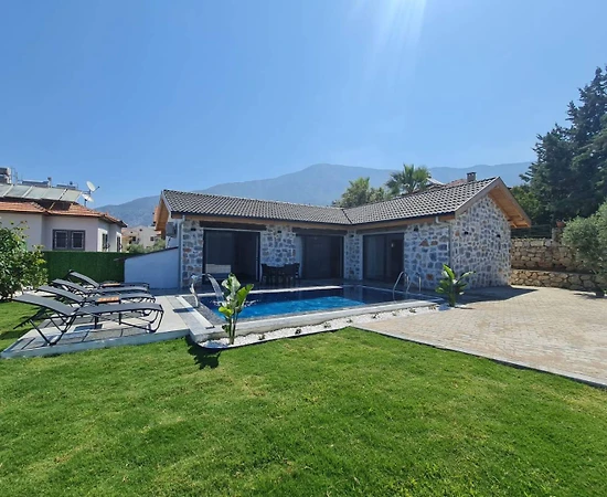 Fethiye Ölüdeniz'de Çekirdek Ailelere Uygun, Özel Havuzlu, 2+1 Villa - 1