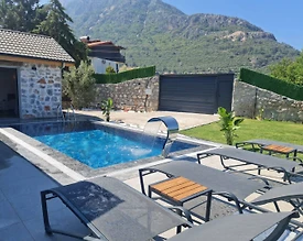 Fethiye Ölüdeniz'de Çekirdek Ailelere Uygun, Özel Havuzlu, 2+1 Villa - 3