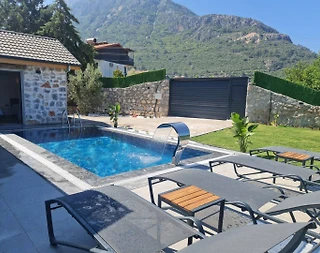 Fethiye Ölüdeniz'de Çekirdek Ailelere Uygun, Özel Havuzlu, 2+1 Villa - 3