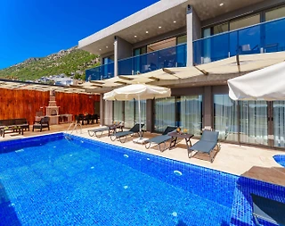 Kaş Bezirgan'da Deniz Ve Doğa Manzaralı, Özel Havuzlu, Lüks Villa - 2
