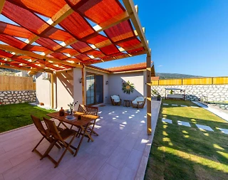Kaş Sarıbelen'de Doğa İle Baş Başa, Özel Havuzlu, Jakuzili Villa - 4