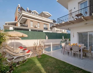 Fethiye Akarca'da Kalabalık Ailelere Uygun, Özel Havuzlu, Şık Villa - 5