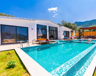 Kaş Çayköy'de Doğayla Baş Başa, Özel Havuzlu, 4 Kişilik Villa - 5
