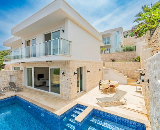 Kaş Çukurbağ'da Çekirdek Ailelere Uygun, Özel Havuzlu, 2+1 Villa - 1