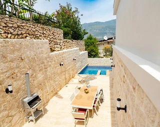 Kaş Çukurbağ'da Çekirdek Ailelere Uygun, Özel Havuzlu, 2+1 Villa - 5