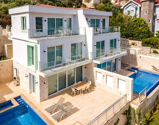 Kaş Çukurbağ'da Sakin Konumda, Özel Havuzlu, 3+1 Villa - 2