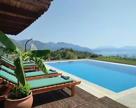 Marmaris Söğüt'te Enfes Deniz Manzaralı, Özel Havuzlu, Otantik Villa - 3