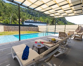 Kaş İslamlar'da Kalabalık Ailelere Uygun, Özel Havuzlu, Konforlu Villa - 3