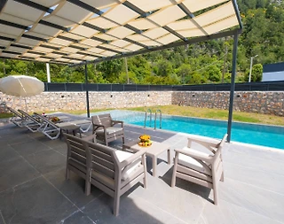 Kaş İslamlar'da Kalabalık Ailelere Uygun, Özel Havuzlu, Konforlu Villa - 4