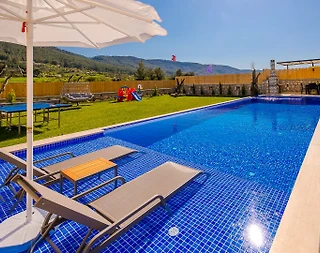 Kaş Hacıoğlan'da Doğanın Kalbinde, Özel Havuzlu, Kiralık Taş Villa - 5