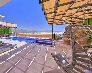Antalya Kaş'ta Doğa ile İç İçe, Özel Havuzlu, Jakuzili, Lüks Villa - 5