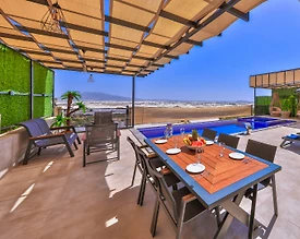 Antalya Kaş'ta Doğa ile İç İçe, Özel Havuzlu, Jakuzili, Lüks Villa - 3