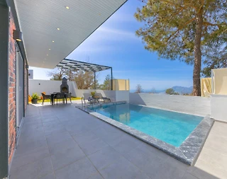 Kaş İslamlar'da Enfes Doğa İçerisinde, Özel Havuzlu, Balayı Villası - 3