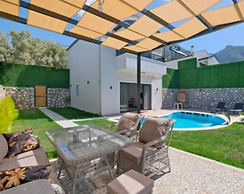 Fethiye Karaağaç'ta Doğanın Kalbinde, Özel Havuzlu, Modern Villa - 2