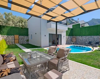 Fethiye Karaağaç'ta Doğanın Kalbinde, Özel Havuzlu, Modern Villa - 2