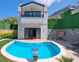 Fethiye Karaağaç'ta Doğanın Kalbinde, Özel Havuzlu, Modern Villa - 3