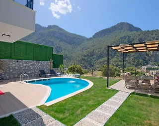 Fethiye Karaağaç'ta Doğanın Kalbinde, Özel Havuzlu, Modern Villa - 5