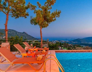 Kaş İslamlar'da Sakin Konumda, Özel Havuzlu, 6 Kişilik Villa - 5