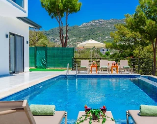 Kaş İslamlar'da Sakin Konumda, Özel Havuzlu, 6 Kişilik Villa - 3