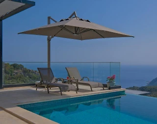 Kaş Bezirgan'da Enfes Deniz Manzaralı, Özel Havuzlu, Lüks Villa - 1