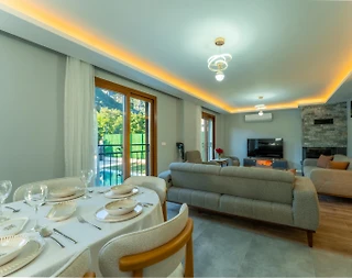 Marmaris Orhaniye'de Geniş Ailelere Uygun, Özel Havuzlu, Bahçeli Villa - 4
