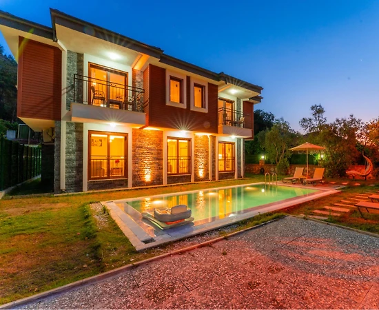 Marmaris Orhaniye'de Geniş Ailelere Uygun, Özel Havuzlu, Bahçeli Villa - 1