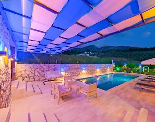 Muğla Seydikemer'de Sessiz Konumda, Özel Havuzlu, Taş Villa - 5