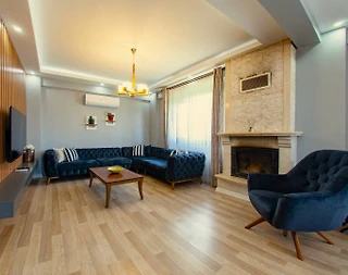 Sapanca Güldibi'nde Modern Tasarımlı, Isıtmalı Havuzlu, Kiralık Villa  - 5