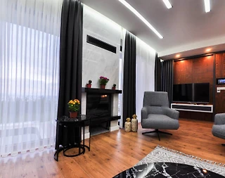 Sapanca Güldibi'nde Konforlu Tesiste, Isıtmalı Havuzlu, Modern Villa - 5