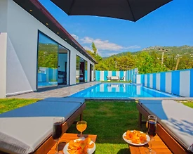 Kaş İslamlar'da Sakin Doğada, Özel Havuzlu, Balayı Villası - 3