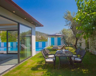 Kaş İslamlar'da Sakin Doğada, Özel Havuzlu, Balayı Villası - 5