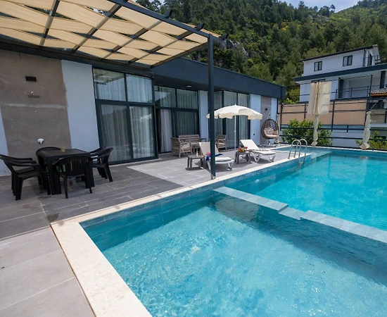 Kaş İslamlar'da Enfes Doğa Manzaralı, Özel Havuzlu, 3+1 Villa - 1