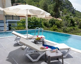 Kaş İslamlar'da Enfes Doğa Manzaralı, Özel Havuzlu, 3+1 Villa - 2