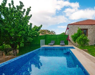 Datça Kızılan'da Sakin Konumda, Özel Havuzlu, Modern Tasarımlı Villa - 5