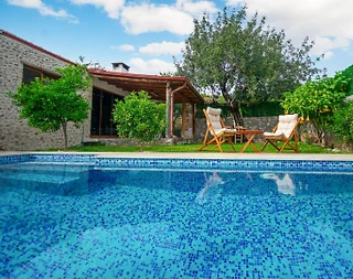 Datça Kızılan'da Sakin Konumda, Özel Havuzlu, Modern Tasarımlı Villa - 1