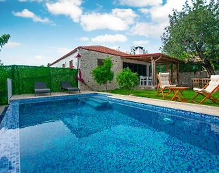 Datça Kızılan'da Sakin Konumda, Özel Havuzlu, Modern Tasarımlı Villa - 3