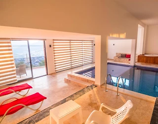 Kaş Kördere'de Balayı Çiftlerine Uygun, Özel Havuzlu, Kiralık Villa - 4