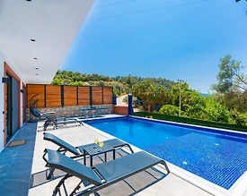 Kaş İslamlar'da Küçük Ailelere Uygun, Özel Havuzlu, Kiralık Villa - 3