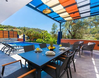 Kaş İslamlar'da Küçük Ailelere Uygun, Özel Havuzlu, Kiralık Villa - 4