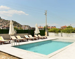 Ortaca Dalyan'da Merkezi Konumda, Özel Havuzlu, 8 Kişilik Villa - 3