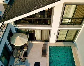 Fethiye Faralya'da Enfes Deniz Manzaralı, Özel Havuzlu, İkiz Villa - 1