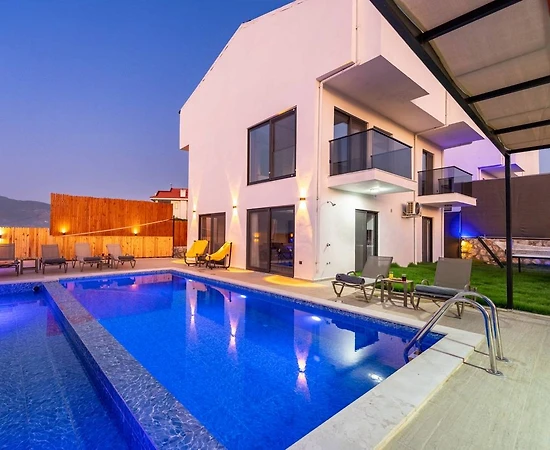 Muğla Seydikemer'de Modern Tasarımlı, Özel Havuzlu, Lüks Villa - 1