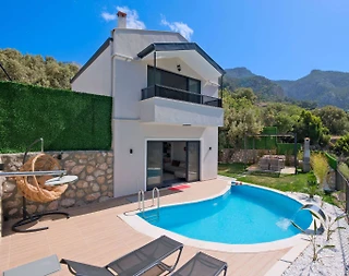Fethiye Karaağaç'ta Balayı Çiftlerine Uygun, Özel Havuzlu, 1+1 Villa - 3